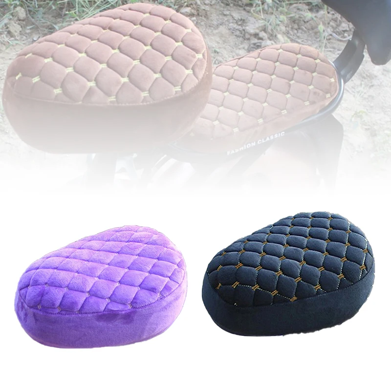 1pc/1set Comfortable Electric Bicycle Seat Cover Battery Car Bicycle Universal Seat Cover Thickening Cover image 2
