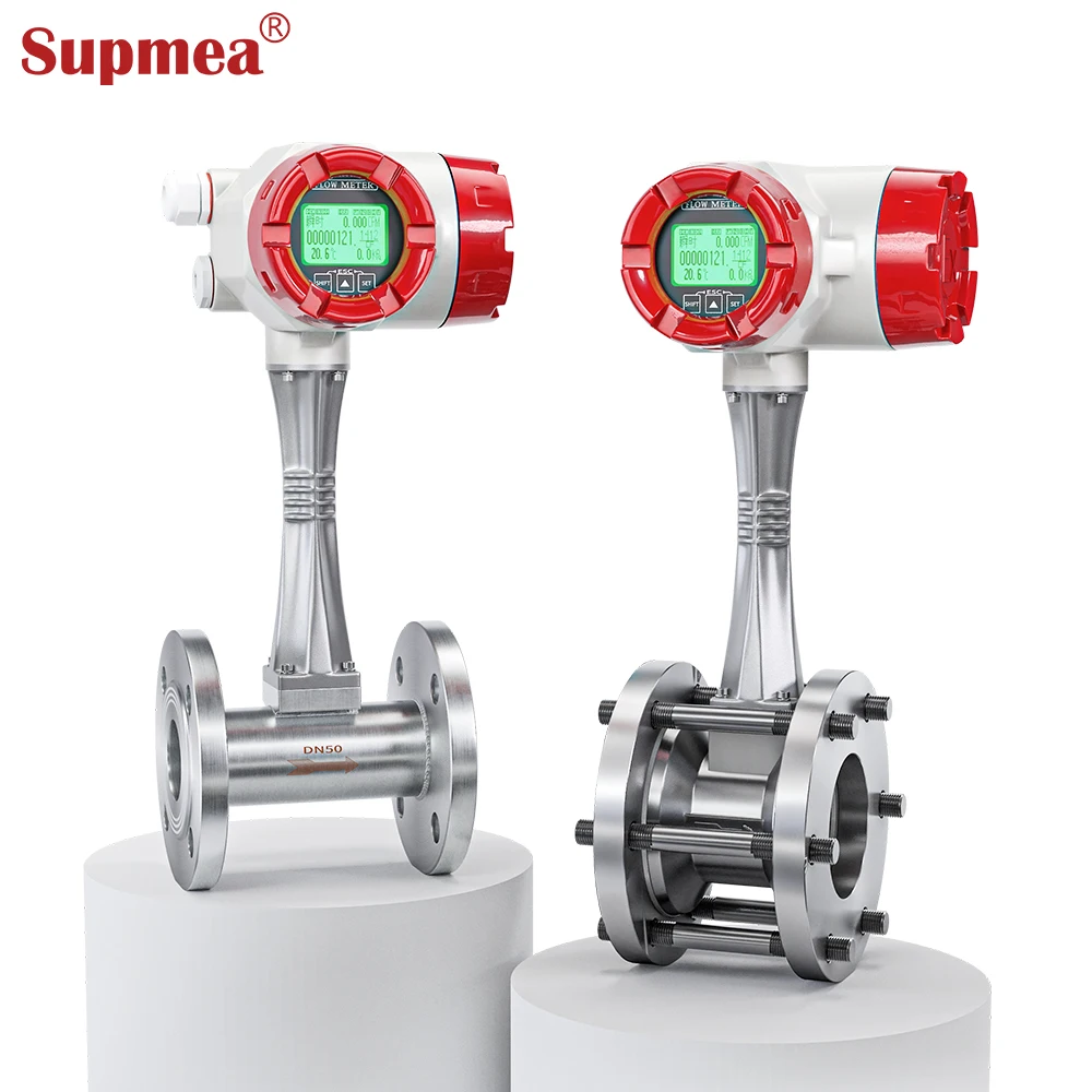 Vortex Durchflussmesser Dampfdurchflussmesser Wasser Elektronischer digitaler Luftdurchflussmesser