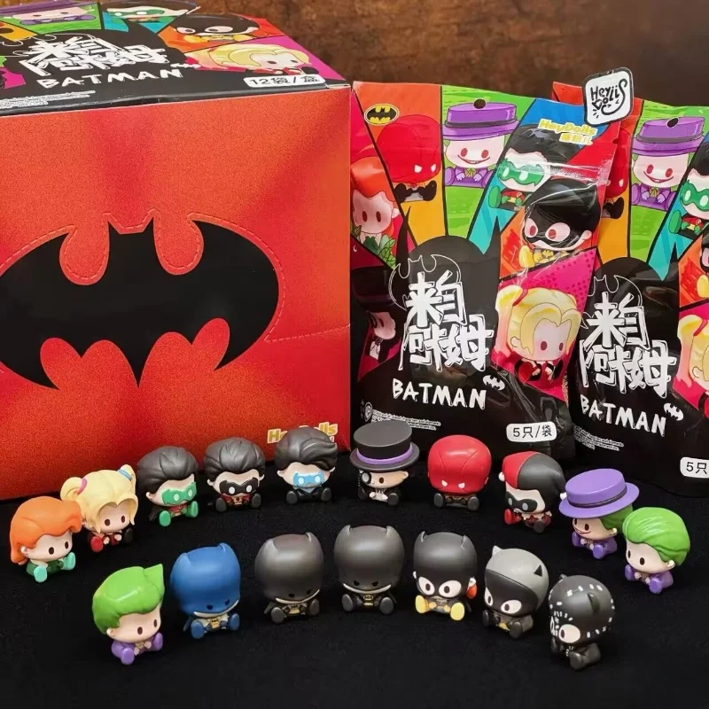 New Hot Supaly Dc Batman Arkham Series Mini Figure Blind Bag Joker Harley Quinn Barbara Catwoman Robin Collectible Toys Gifts