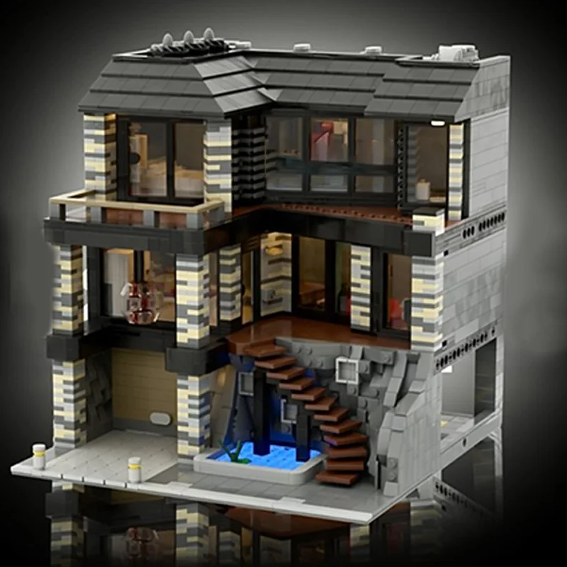 

3001PCS City Hot Selling Street View Moc Modular Villa Imperia Model DIY creative ideas Child Toy Assembly Puzzle birthday Gift