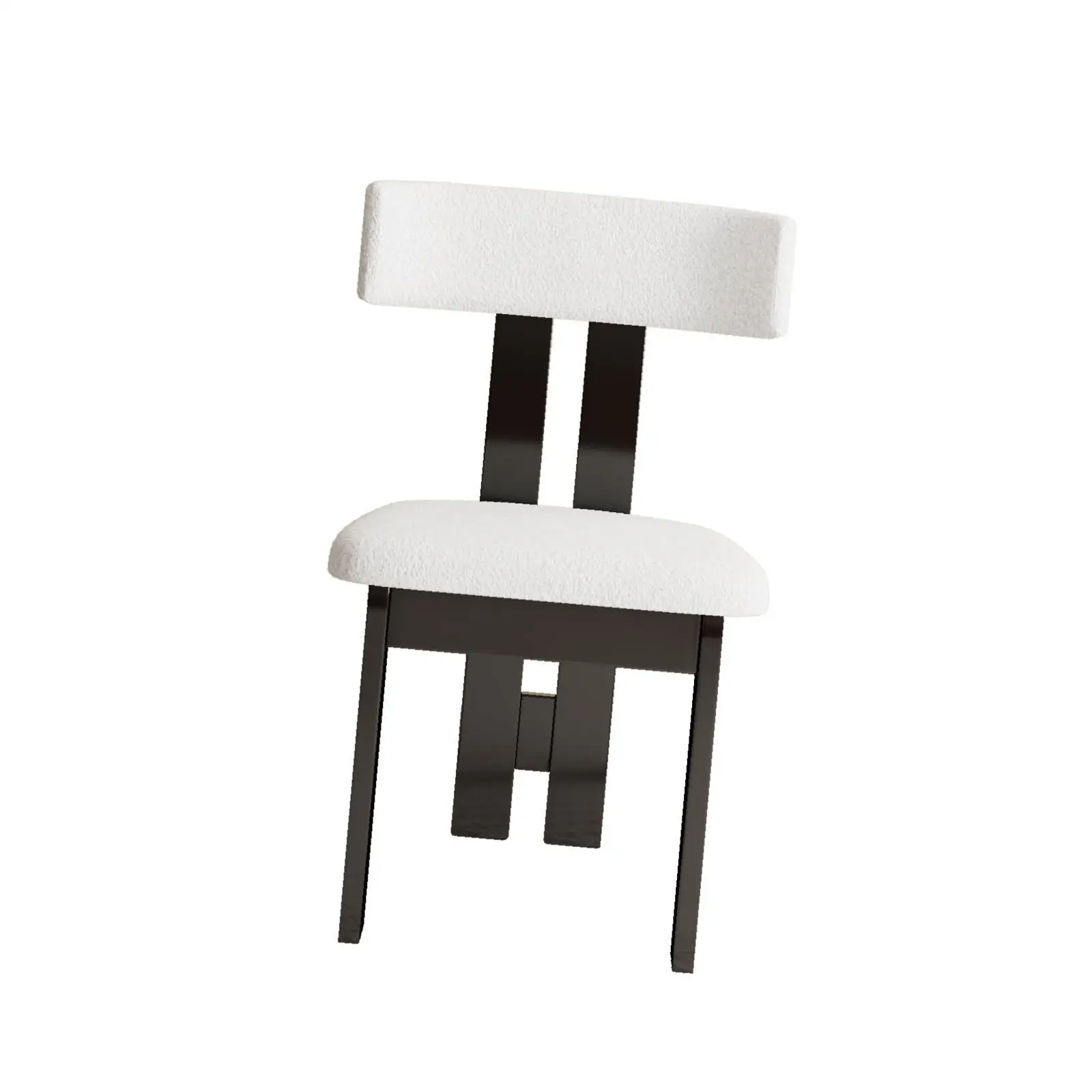 

Современные обеденные стулья из вельвета с каркасом из массива дерева, мягким сиденьем и вертикальной спинкой для уголка для завтрака или домашнего декора