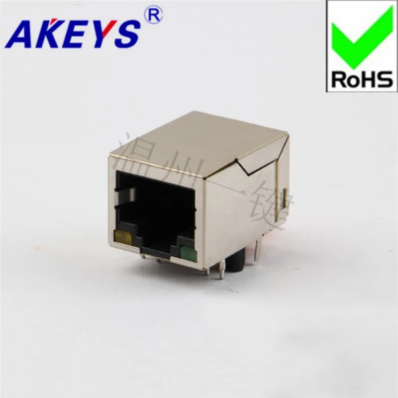 10PCS RJ45 socket network socket 5903-8P8C-rear foot-lamp-bullet-free-full package