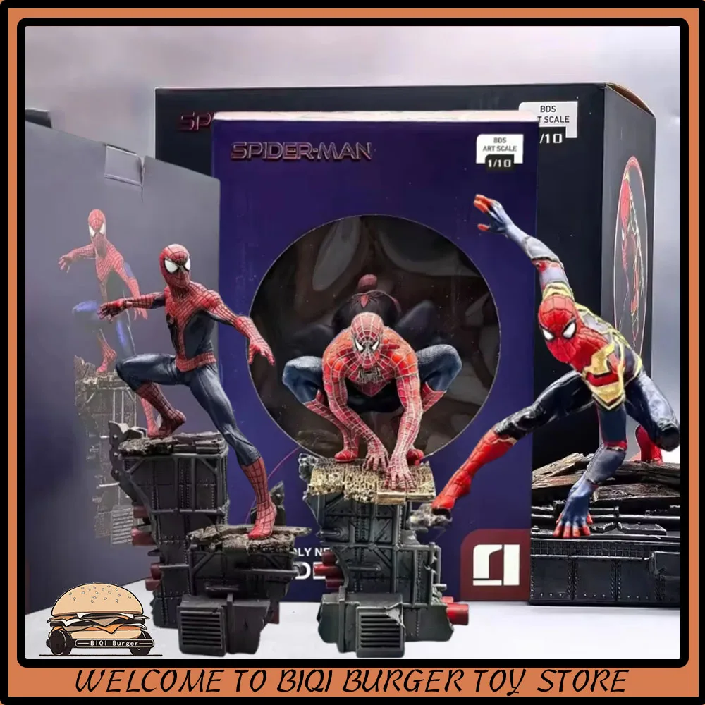 

Spider Man Wall Climbing Scene Figures Tobey Maguire Spiderman Model Figurine Collection Ornament Movie Peripheral Statue Toy