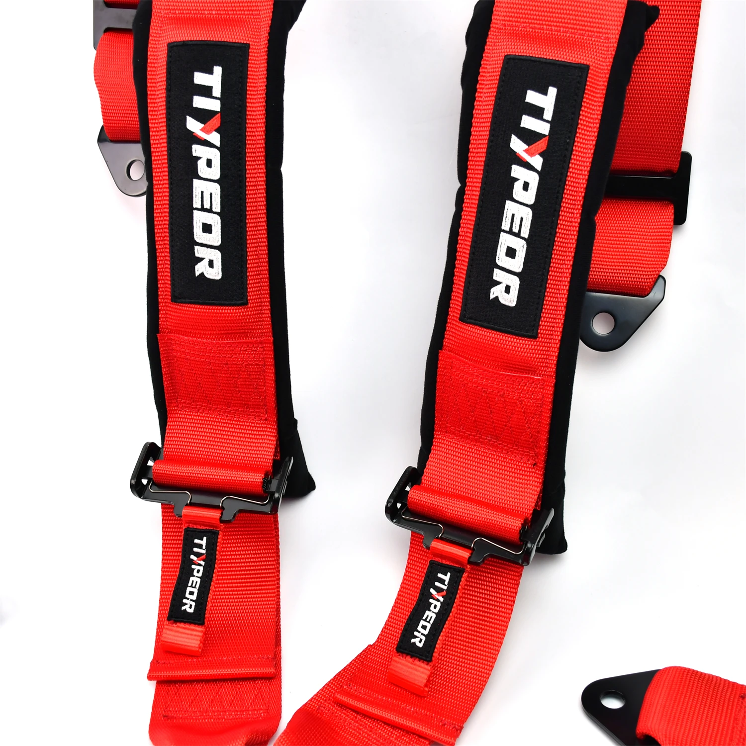 Certification SFI Tiypeor Ceinture de sécurité universelle de course à 5 points Ceinture de sécurité de course de sécurité de voiture en polyester de 3 pouces