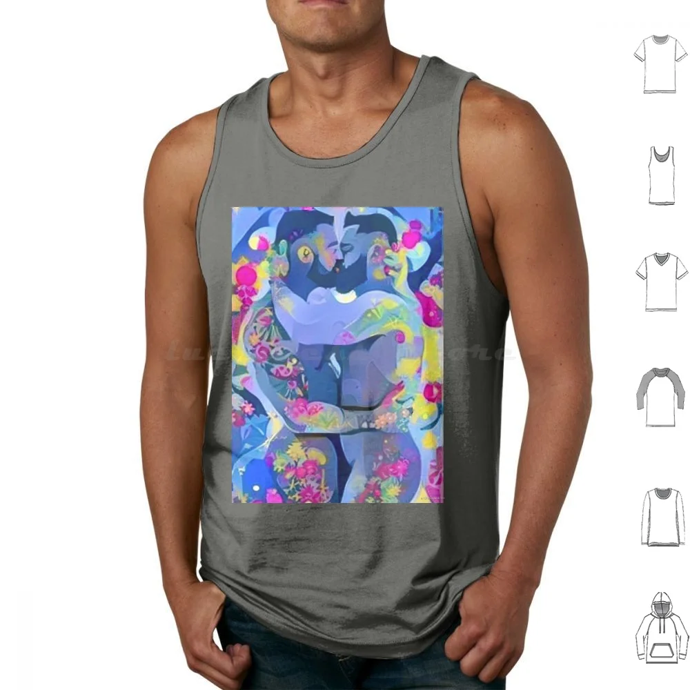 In The Springtime Of His Love Tank Tops Vest Sleeveless Man Male Men Man Male Male Love Male Art Love Beard Beard