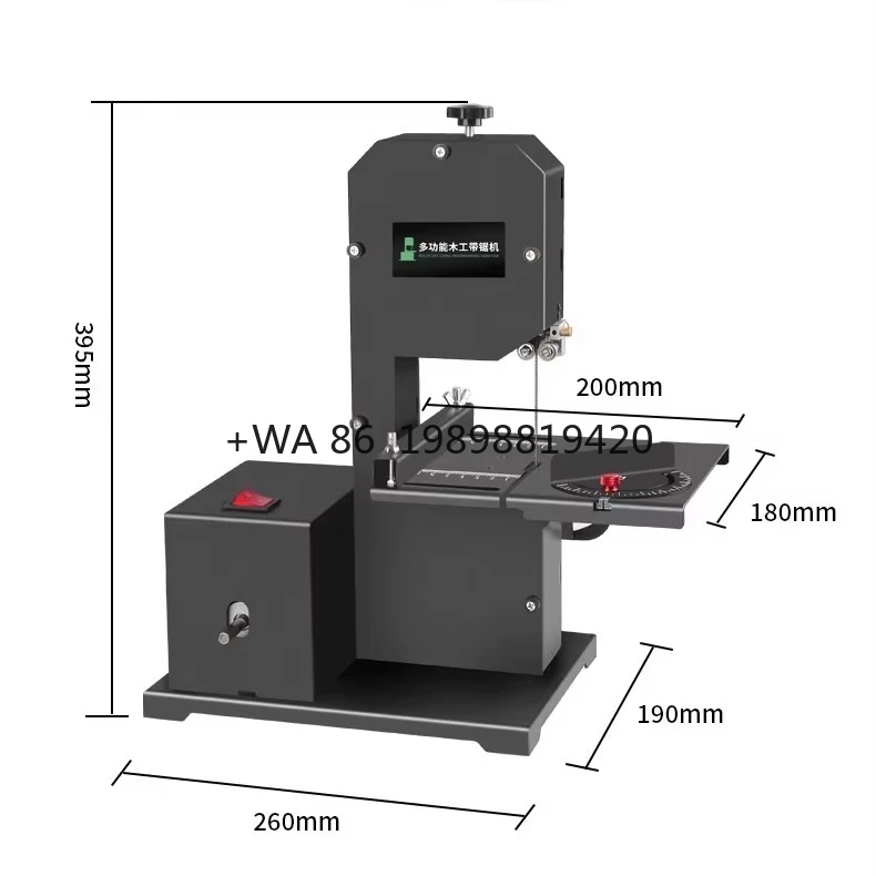 

Small DIY Cutting Motor 220V Benchtop Electric Desktop Table-Saw