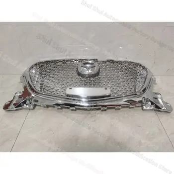 適用於馬自達3 Axela 2017-2022款汽車的前蜂窩格柵保險桿進氣口引擎蓋散熱器網狀蜂窩風格格柵天空格柵改裝件 8 最佳銷售 馬自達3前格柵 - №4