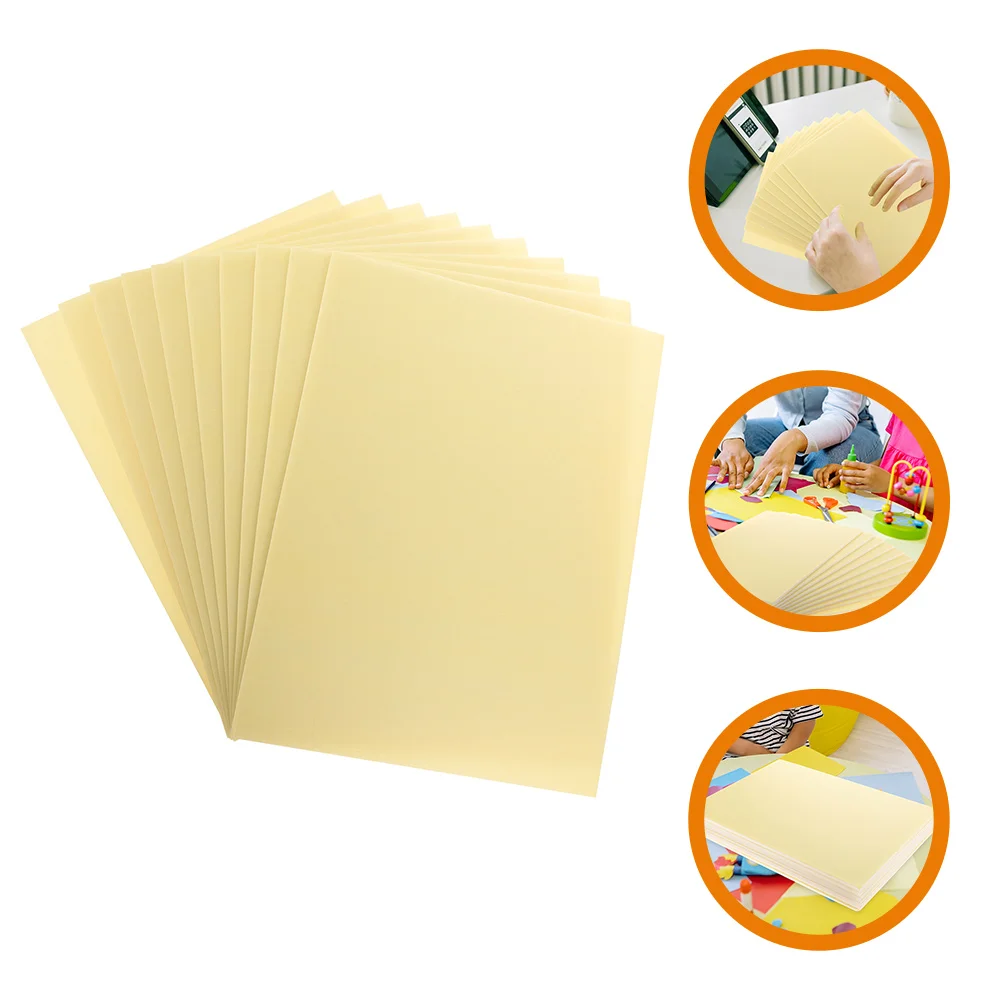 

10 Pcs Kindergarten Decorative Eva Foams Boards Poster Thick Model Making Material DIY White