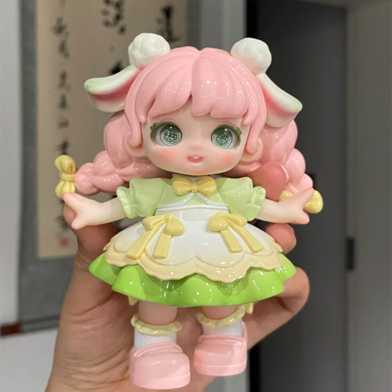 オリジナルミアナ小さなミアナセンリングティーパーティー森シリーズブラインドボックス潮遊びアクションフィギュア Q バージョンモデルかわいい人形