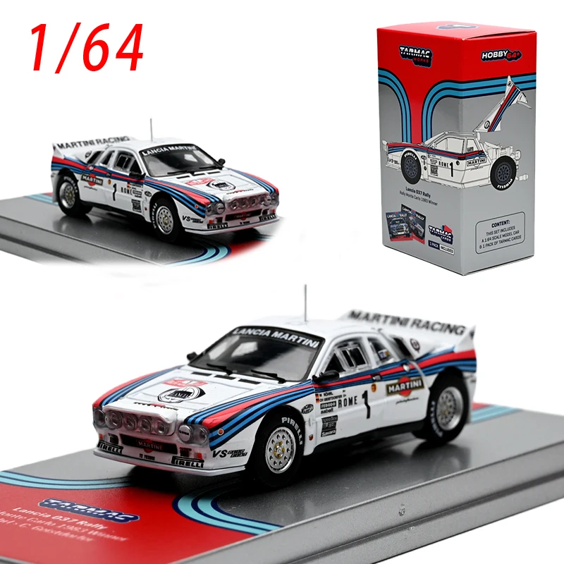 

TW Diecast 1/64 Scale Lancia Alloy Car Model Lancia 037 Rally Monte Carlo 1983 Play Vehicles Collection Toys for Boys