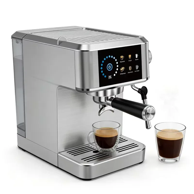 Anbolife Touch Screen Espresso Coffee Machine 20 Bar | Full Metal Housing Espresso Machine with Milk Frother CE / GS / LFGB