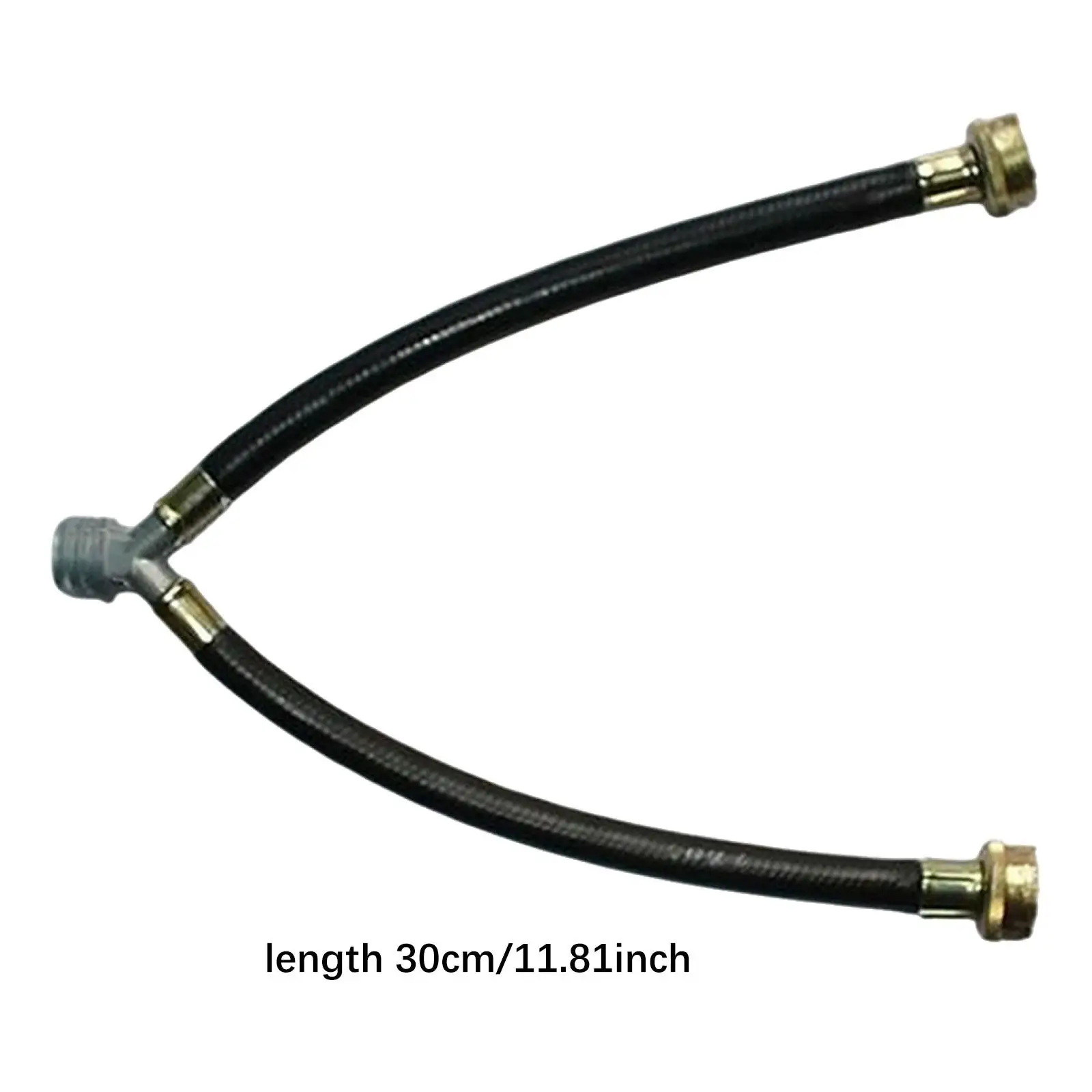 خرطوم الغسالة Y موصل 11.81 بوصة مقاومة للحرارة 3/4 بوصة خراطيم الغسالة #6