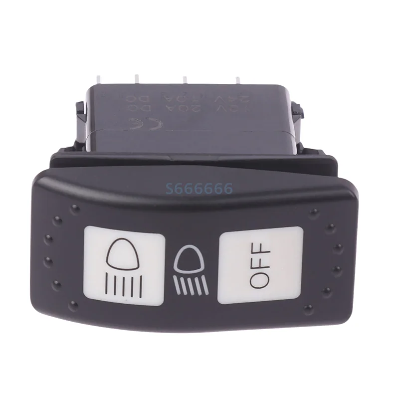 1 Uds. # 710004492 interruptor de luz de faro para Can Am Defender HD10 Max HD10 Maverick X3 Turbo Sport Trail ABS plástico 20 AMP interruptor