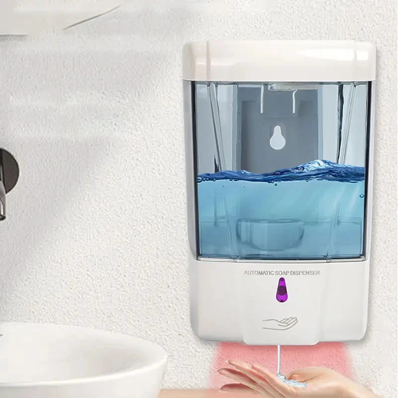 

600ml automatic sensing soap dispenser for washing mobile phones without punching holes bathroom toilets hotel phone washing