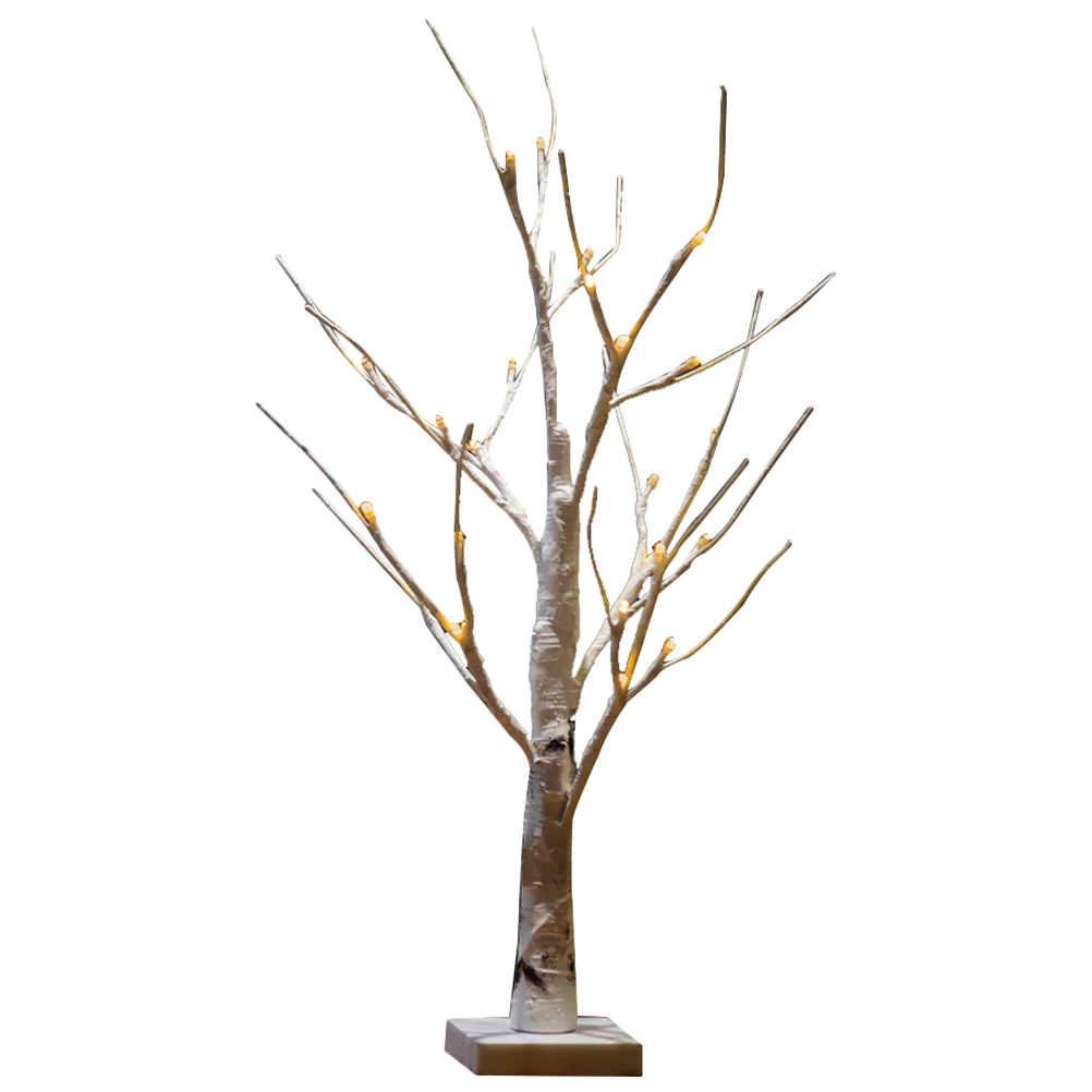Birch Tree Lights 24 LED Desk Table Bedroom Decor Night Stylish Design Simulated Birch Room Decor Small Night Lamp LED Tree Lamp