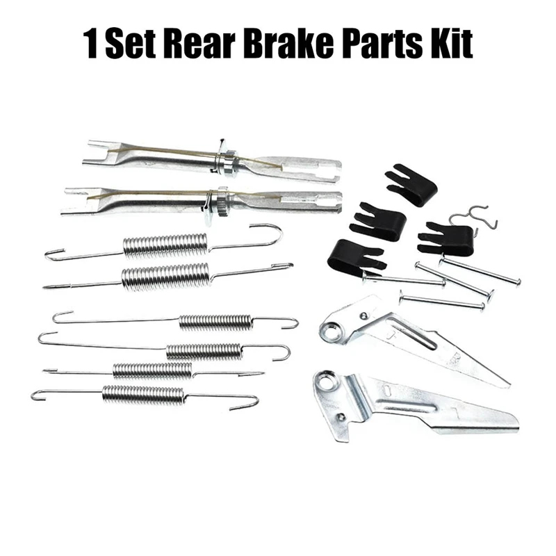 4X Rear Brake Shoes Adjuster & Parts Kit For Toyota Hilux GGN25 KUN26 4X4 Ute 2005-2015 Rear Brake 04943-0K030