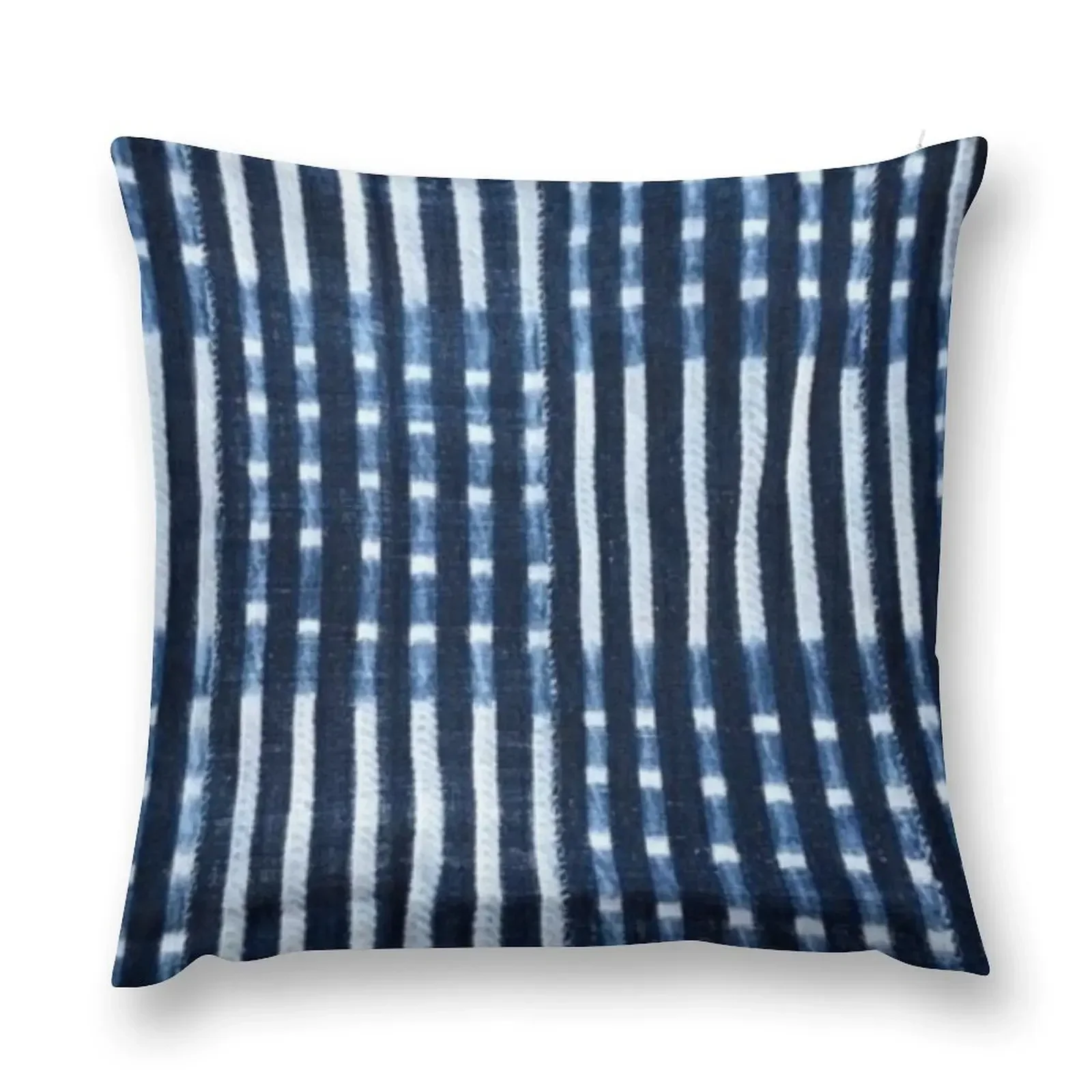 Blue Indigo Mudcloth 03 Throw Pillow Anime ornamental pillows for living room pillow