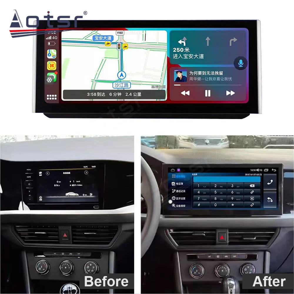Second Generation 12.1 Inch For Volkswagen Lavida Bora Car Radio Multimedia Navigation GPS Wireless CarPlay Android WIFI Screen