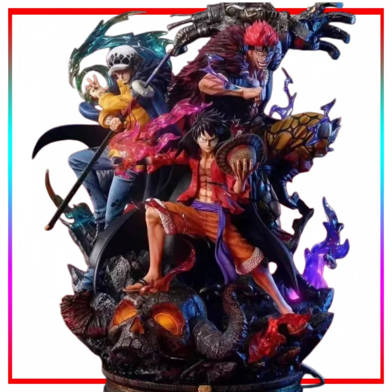 

One Piece Figurine Statue Cartoon Monkey D. Luffy Model Desktop Decoration Anime Merchandise Trendy Toy Motherland Edition