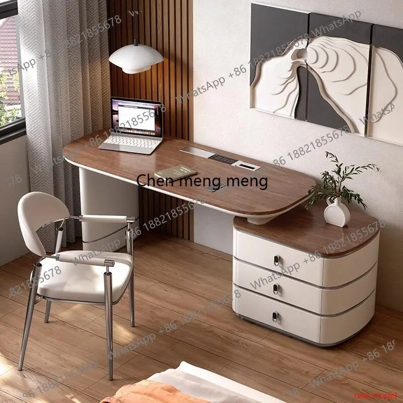 

Современный дизайнерский стол для небольшой квартиры в стиле лайт-люкс, креативный вращающийся угловой стол A178