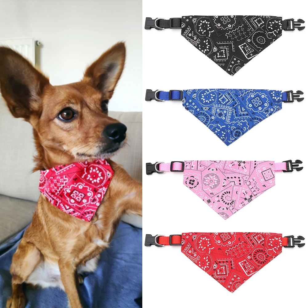 Verstellbarer dreieckiger Verband für Haustiere, Hunde, Katzen, waschbarer Schal, Bandana, Kragen, Lätzchen, Katzenhals, Dekoration, Geburtstagsparty, Anzieh – Detail 3