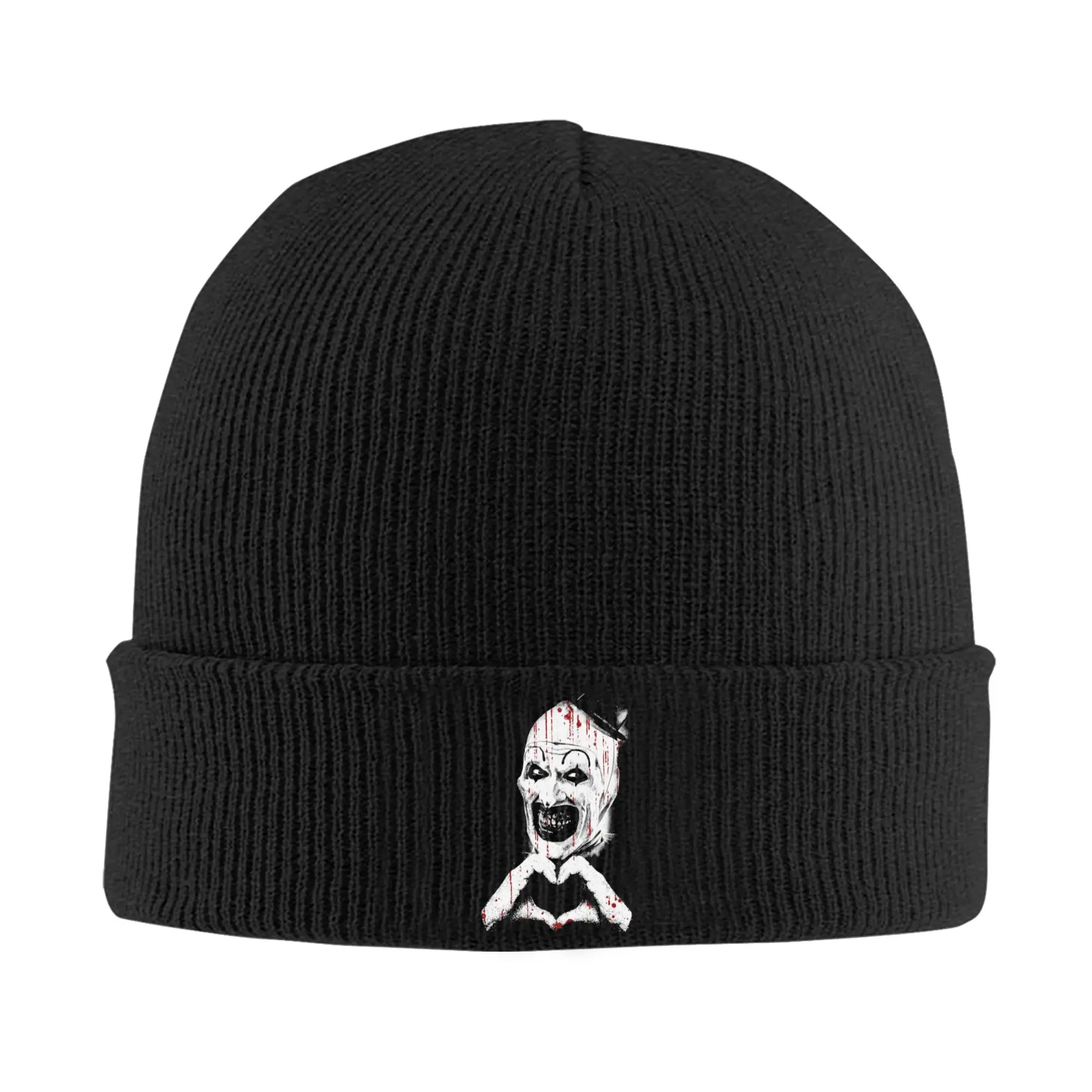 Art The Clown Terrifier Vintage Knitted Hat Beanies Winter Hat Warm Acrylic  Color  Caps Men Women Gift,