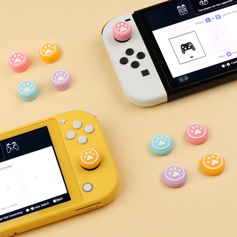 Gamepad Cat paw, Thumb Stick, cubierta Extra alta para Nintendo Switch, NS Lite, oled, Joy-con