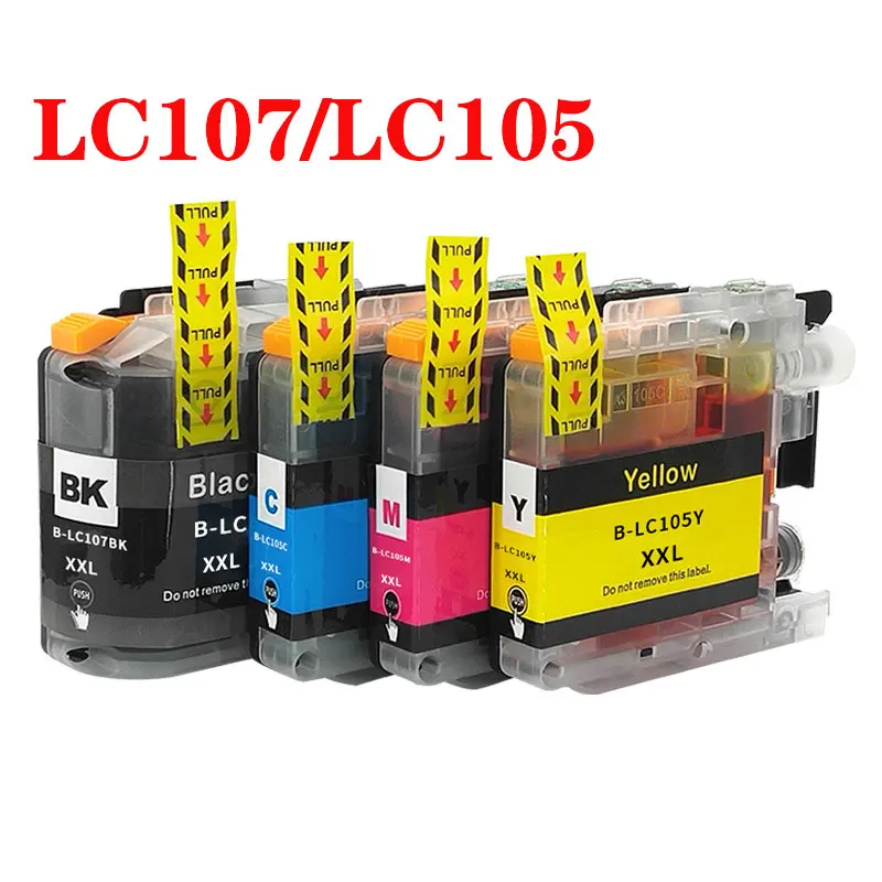 LC107 105 Compatible Ink Cartridge For Brother LC107 LC105 MFC-J4710DW MFC-J4610DW MFC-J4510DW MFC-J4410DW MFC-J4310DW Printer