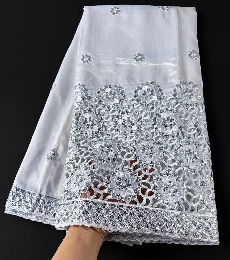 Big Sale Fashion George African Embroidery Lace Fabric Nigerian Women Clothing Sewing Traditional Garment Occasion Dress