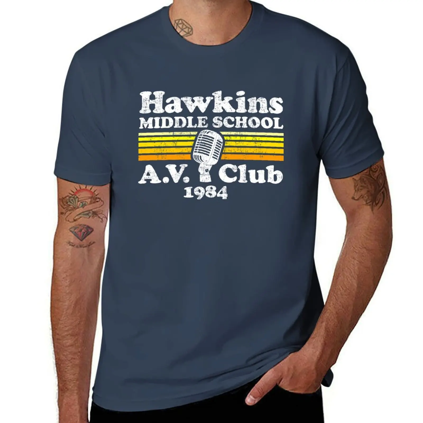 

Hawkins Middle School A.V. Club T-Shirt custom shirt shirts graphic mens graphic t-shirts big and tall