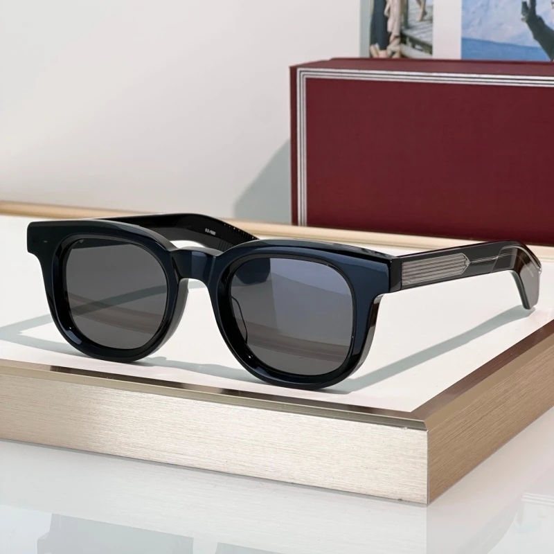 

Толстые высококачественные солнцезащитные очки JAX из ацетата, популярные винтажные ретро-очки класса люкс для женщин и мужчин, модные уличные очки-шторки