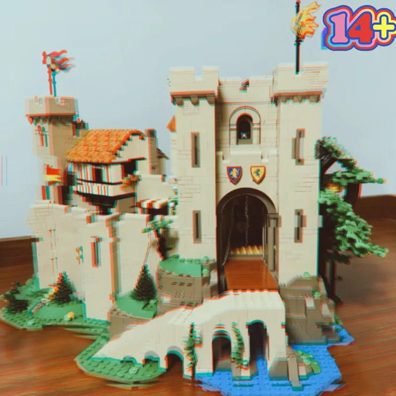 2026 Neu 4514 Teile König der Löwen Schloss Bausteine DIY Montage Klassische Filmszene Modell Kreative Desktop-Heimdekoration Geschenke