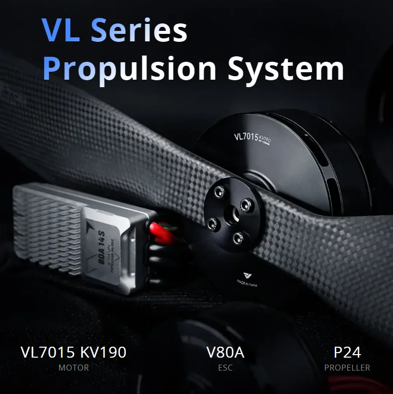 T-MOTOR VL7015 KV190 Uav Drone 22kg~24kg Thrust Payload Quadcopter Brushless Motor For Drone Parts