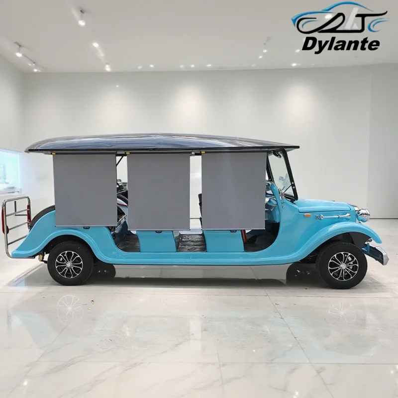 Electric Vintage Classic Car Club Car Steel Plastic Metal Golf Scooter Mobility Car Dedicated To Attractions With Factory Price