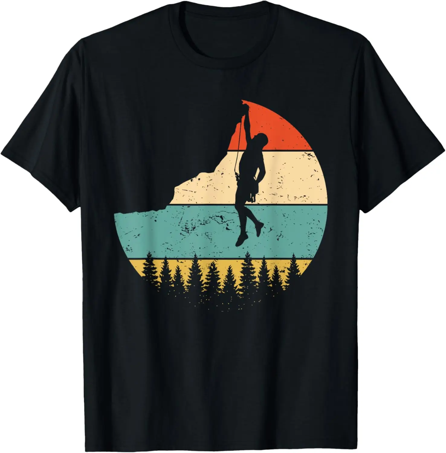 Vintage Rock Climbing -Mountain Climber T-Shirt