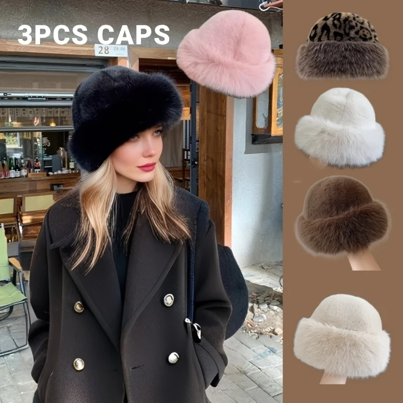 3PCS Three Piece Combination Set for Men and Women, Cold Winter Warmth with Velvet Hat, Warm and Cold Proof Ski Hat