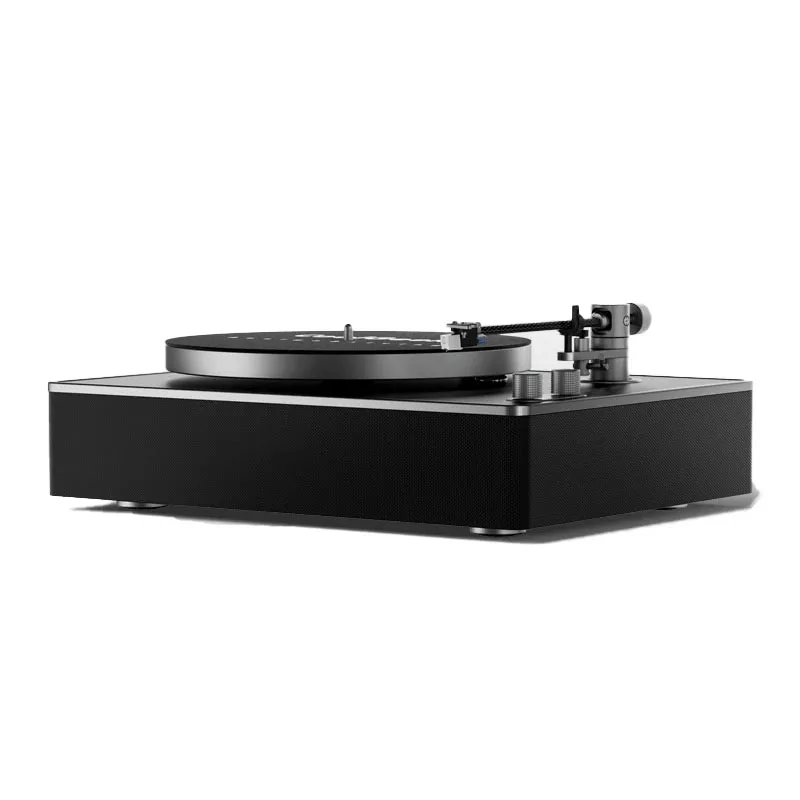 Retro Bluetooth Record Player Turntables 33.3/45-Speed Vinyl Record Player for 7/10/12 Inch Vinyl Record Built in Stereo Speaker