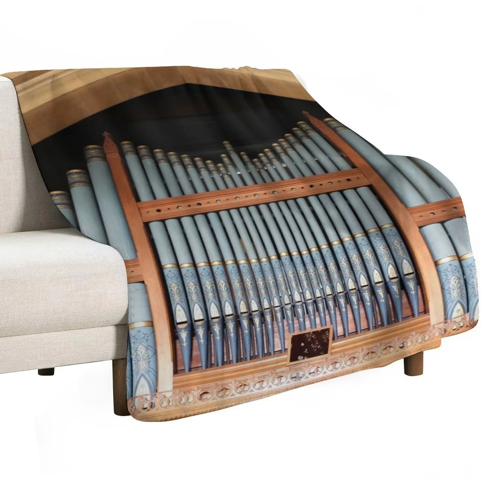 Pipe Organ Throw Blanket Furry manga Winter beds Designers Soft Plaid sofa bed Blankets