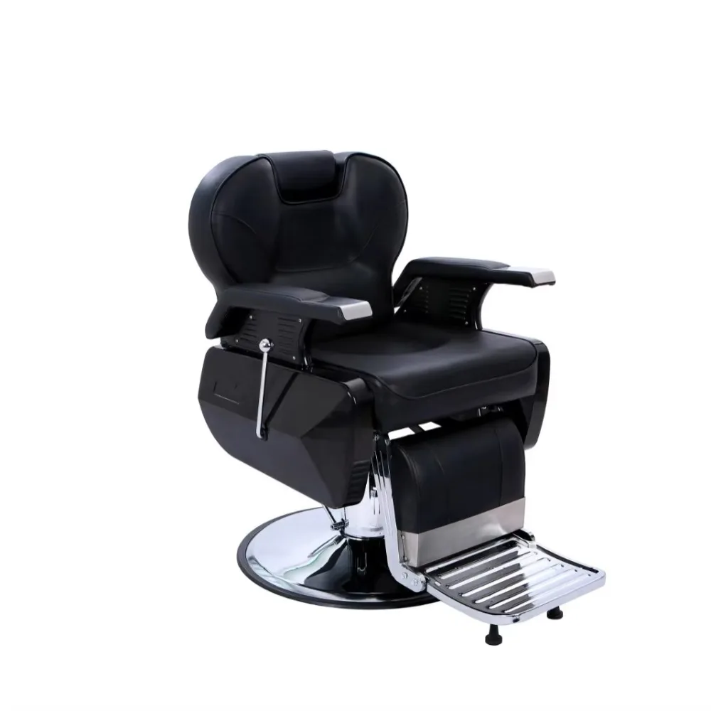High-quality Adjustable Comfortable Barber Chairs Hair Styling Chairs for Salons Metal Sponge Material Model C-02