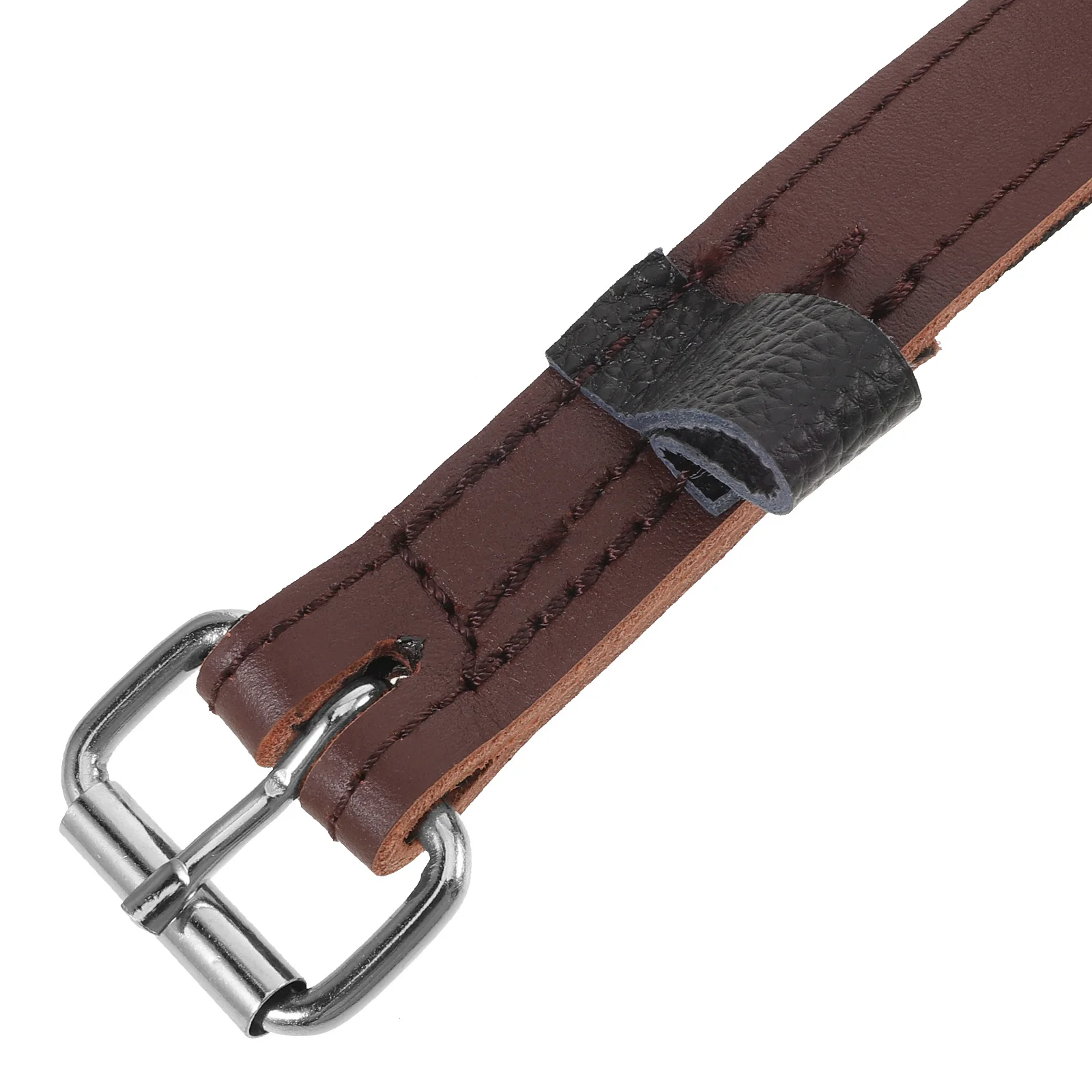 Equestrian Stirrup Brown Full Grain Oil Treated Non-Stretch Soft For Training Jumping Competition Horse Saddle