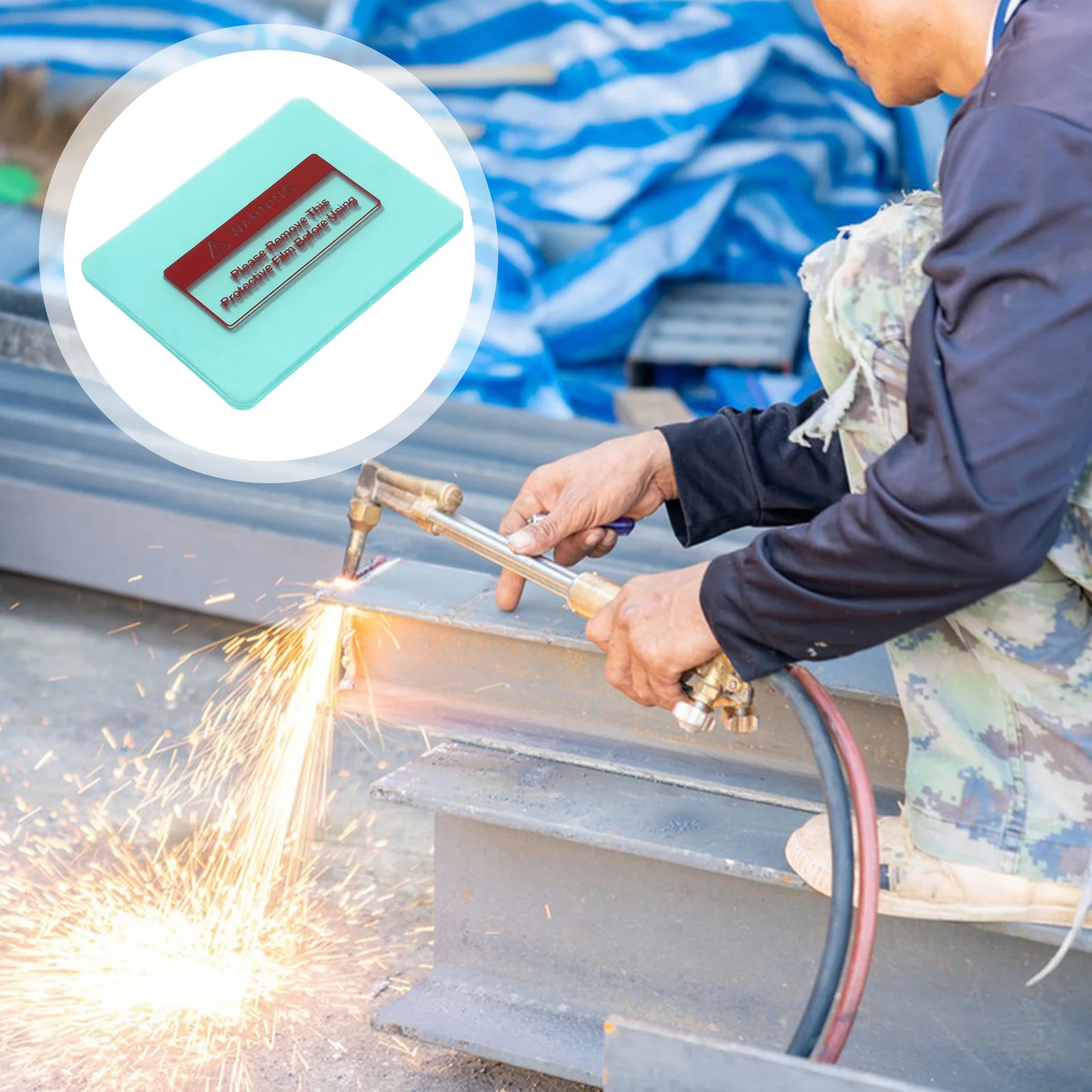 10 stks Auto Verduistering Lassen Lens Shield Vervanging Cover Hoge Transparantie Voor Arc Tig Mig Lassen Veiligheid Gear