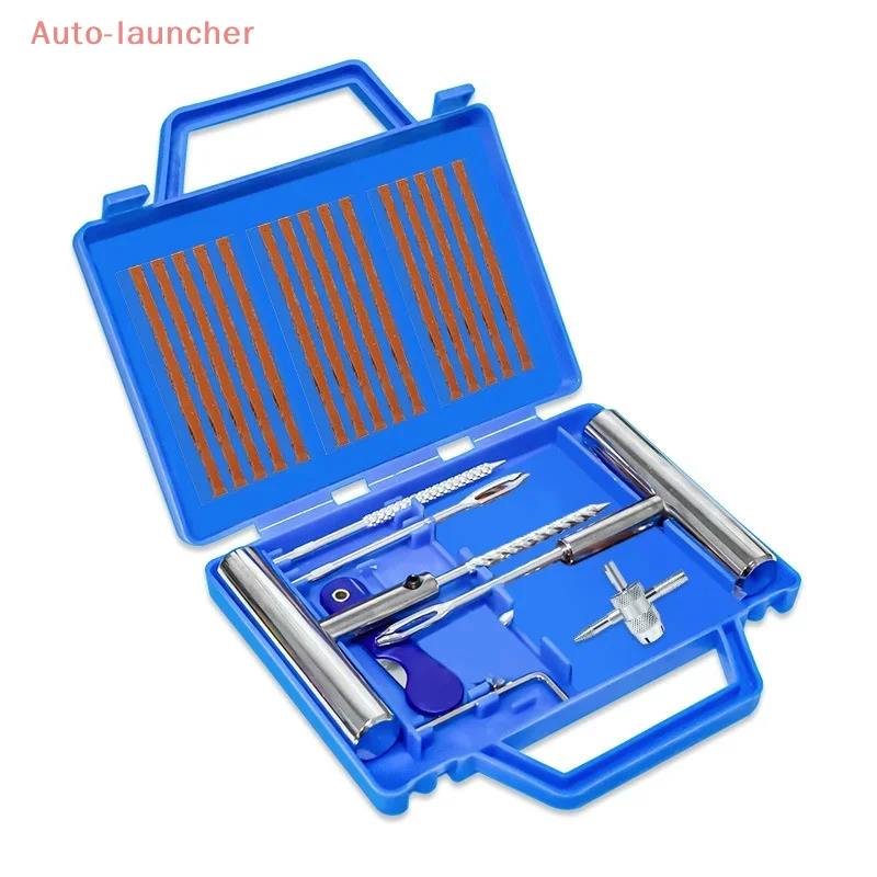 Car Tire Repair Tool Set Car Repair Toolbox 23 Piece Set Motorcycle Tire Quick Repair Emergency Kit Portable Handheld