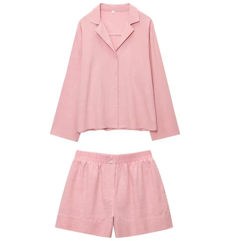 

Fashion Cotton Linen Shirt Women Elegant Single Breasted Turn-Down Collar Blouse Female 2025 New Summer Office Lady Casual Tops