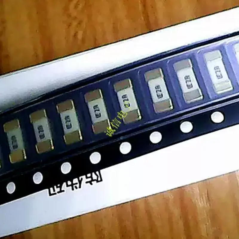5-100pcs 1808 2A 2A 125V patch fuses, brand new original environmentally friendly gold feet