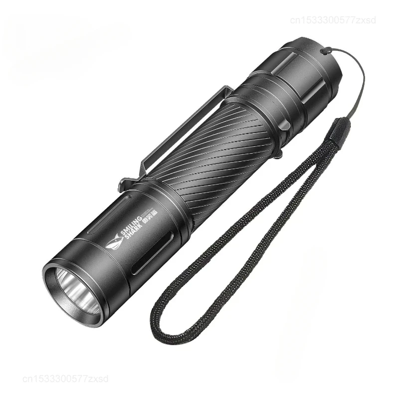 Strong Lighting ABS Flashlamp USB Charging Portable Outdoor Mini Flashlight Camping Hanging Lamp Telescopic Focus COB Side Lamp