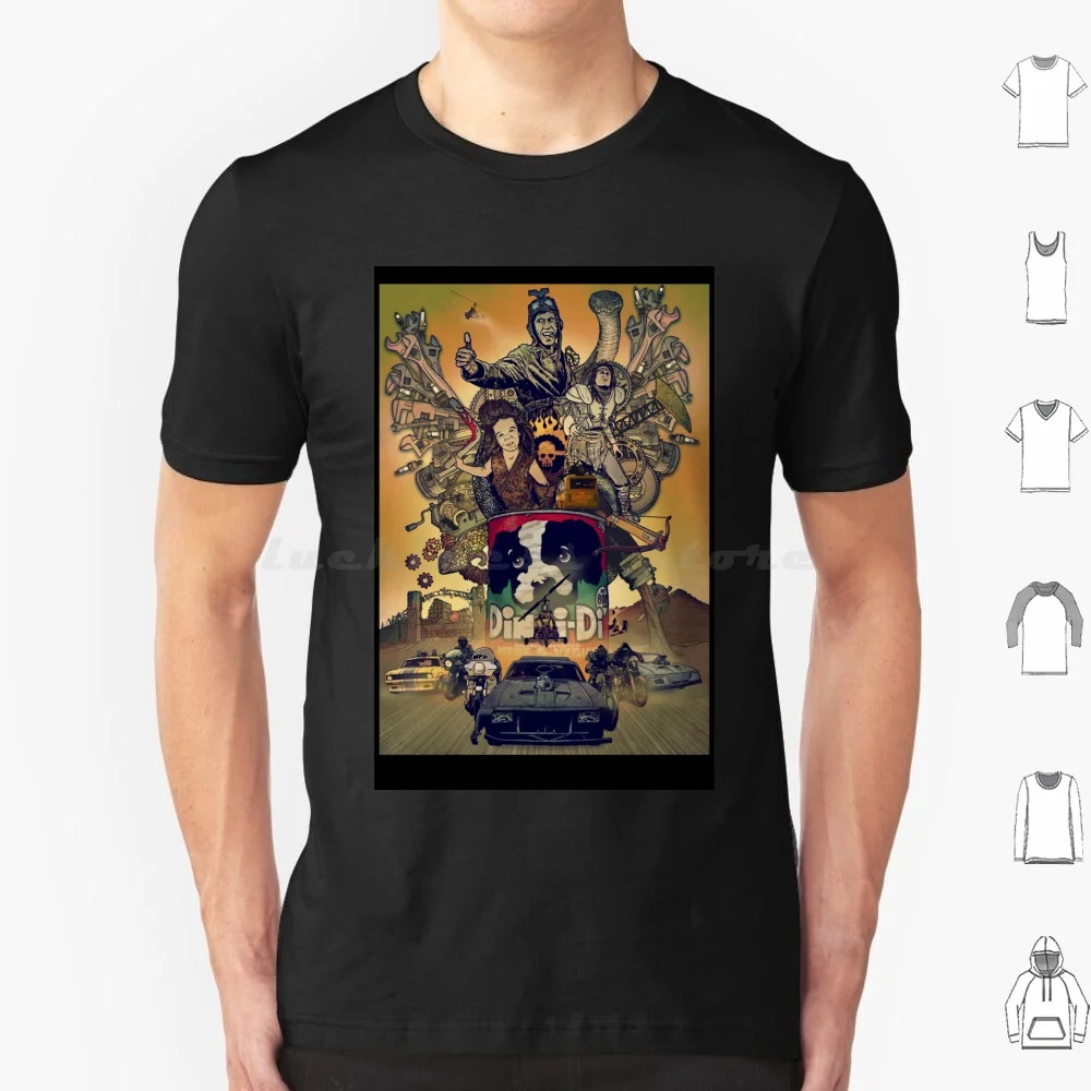 تي شيرت Mad Max 2 Tribute 6xl قطن تي شيرت رائع Mad Max Gyrocaptain Bruce Spence Emil Minty Feral Kid Interceptor Virginia Hey #1