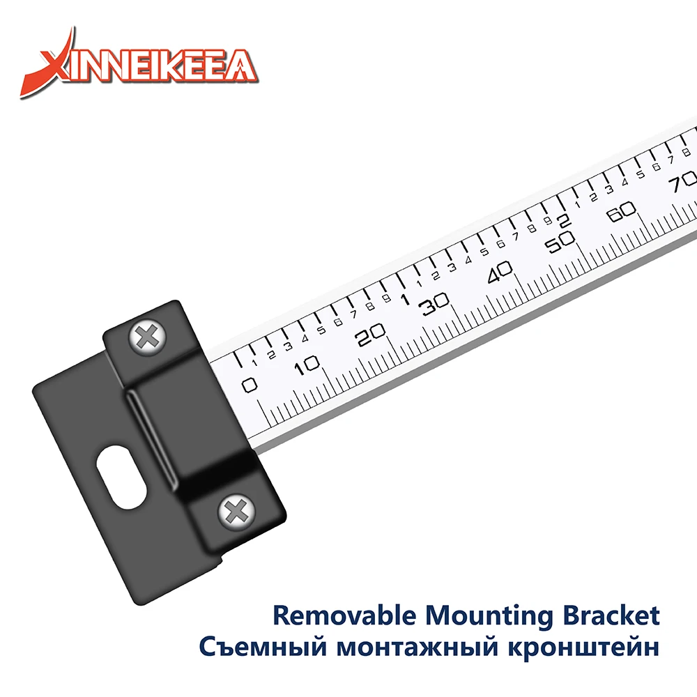 High Precision Digital Caliper 4CR13 Stainless Steel Horizontal Vertical Digital Display Ruler Measuring Range 100 200 300 400mm