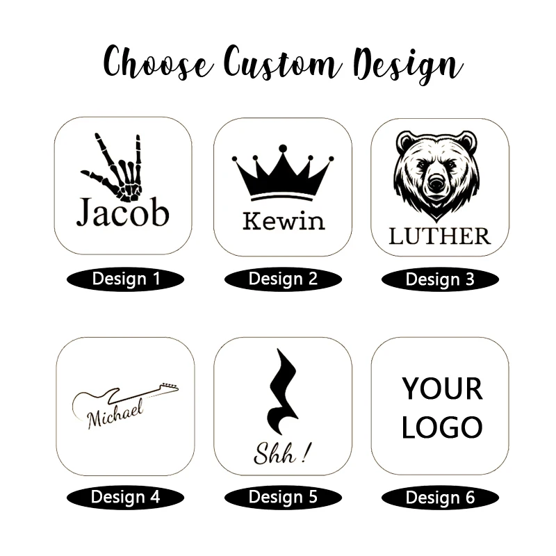 Custom Guitar Picks, Wooden Guitar Pick & Guitar Pick Box, Personalized Guitar Pick for Gift for Guitarist, Unique Birthday Gift
