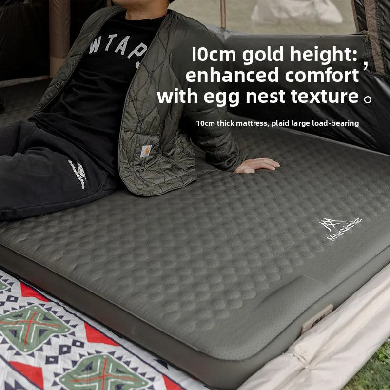 

Автоматический надувной матрас с сырным ковриком и насосом для наружного кемпинга, домашнего использования, портативная легкая надувная кровать