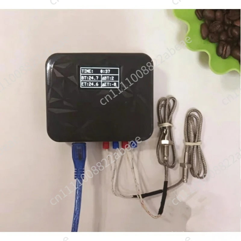 Baking Beans, Coffee Beans, Artisan Intelligent Dual Channel Bluetooth Thermometer Displays Real-Time Btet Curve Ror